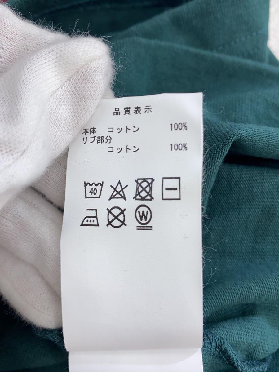 DESCENDANT◆長袖Tシャツ/3/コットン/GRN_画像4