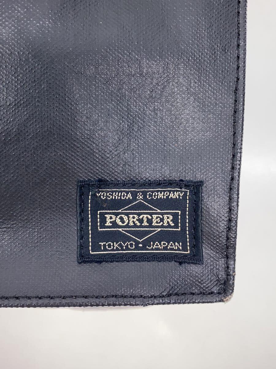 PORTER◆ショルダーバッグ/レザー/BLK/無地/707-07145_画像5