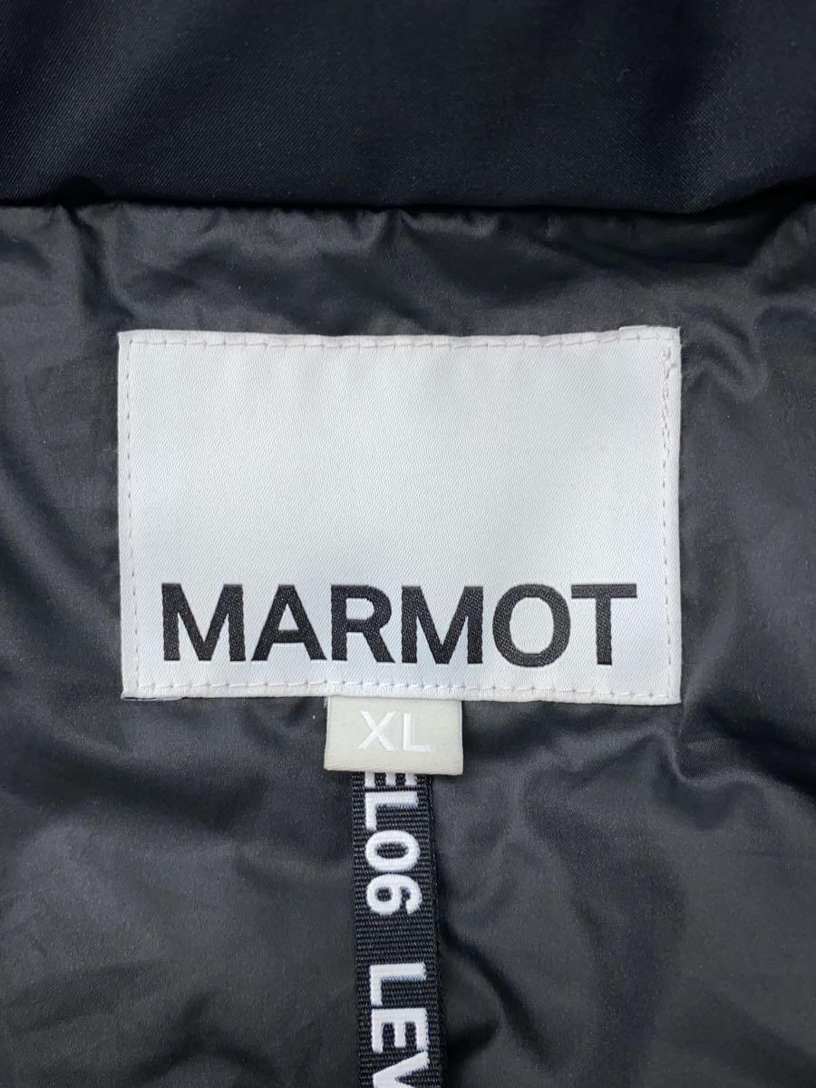 Marmot◆ダウンジャケット/XL/ポリエステル/BLK/無地/23FW-L6-01_画像3