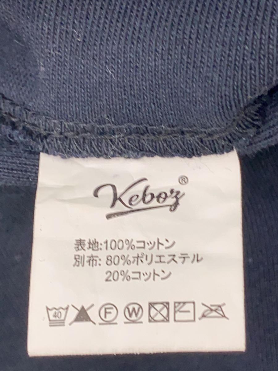 Keboz◆スウェットカーゴショーツ/ワッペン/XL/コットン/BLK_画像5