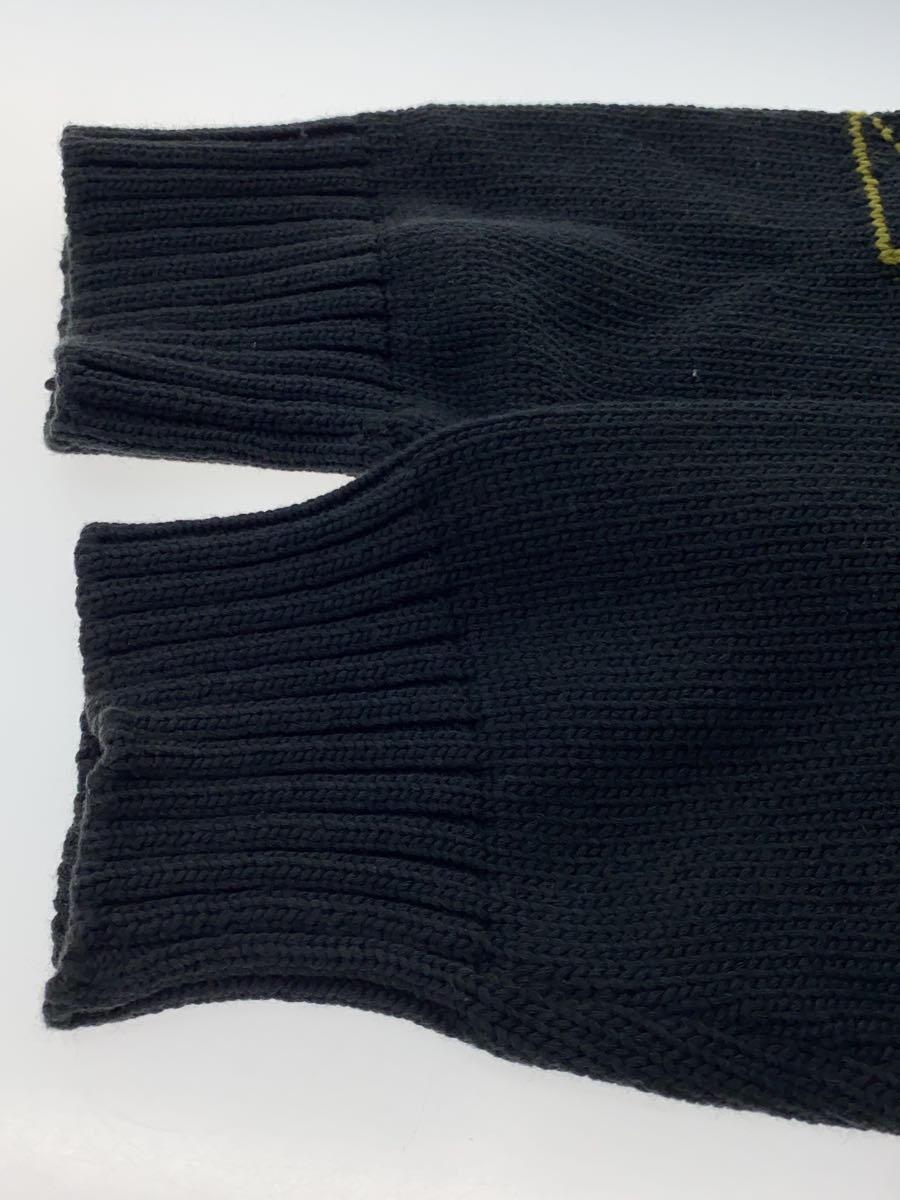 OFF-WHITE◆セーター(厚手)/XL/コットン/BLK/OMHE087F21KNI001_画像5