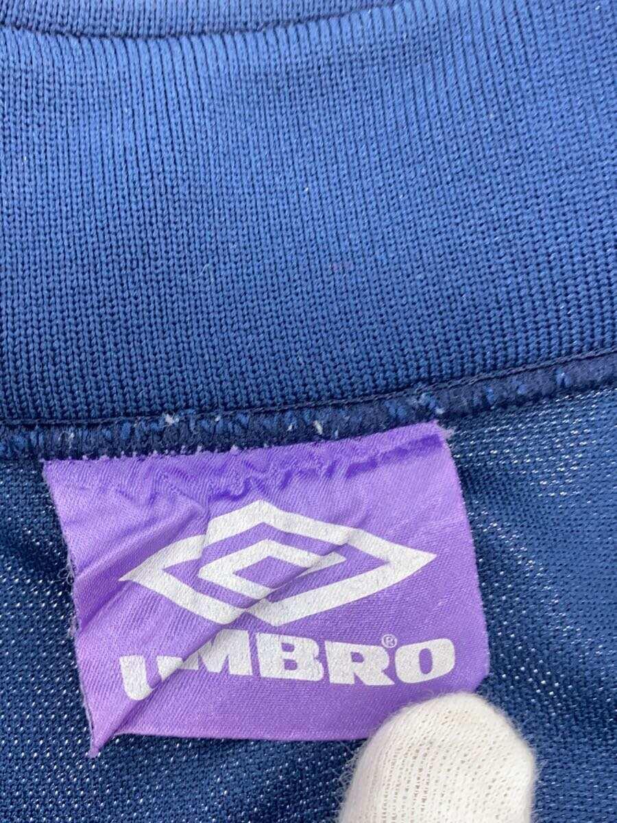 UMBRO◆00s/ハーフジップ/ジャージ/-/ポリエステル/NVY_画像3