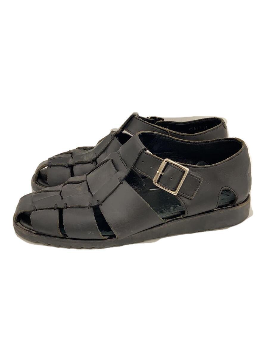 Paraboot◇グルカサンダル/41/BLK/レザー Paraboot◇グルカサンダル/41/BLK/レザー