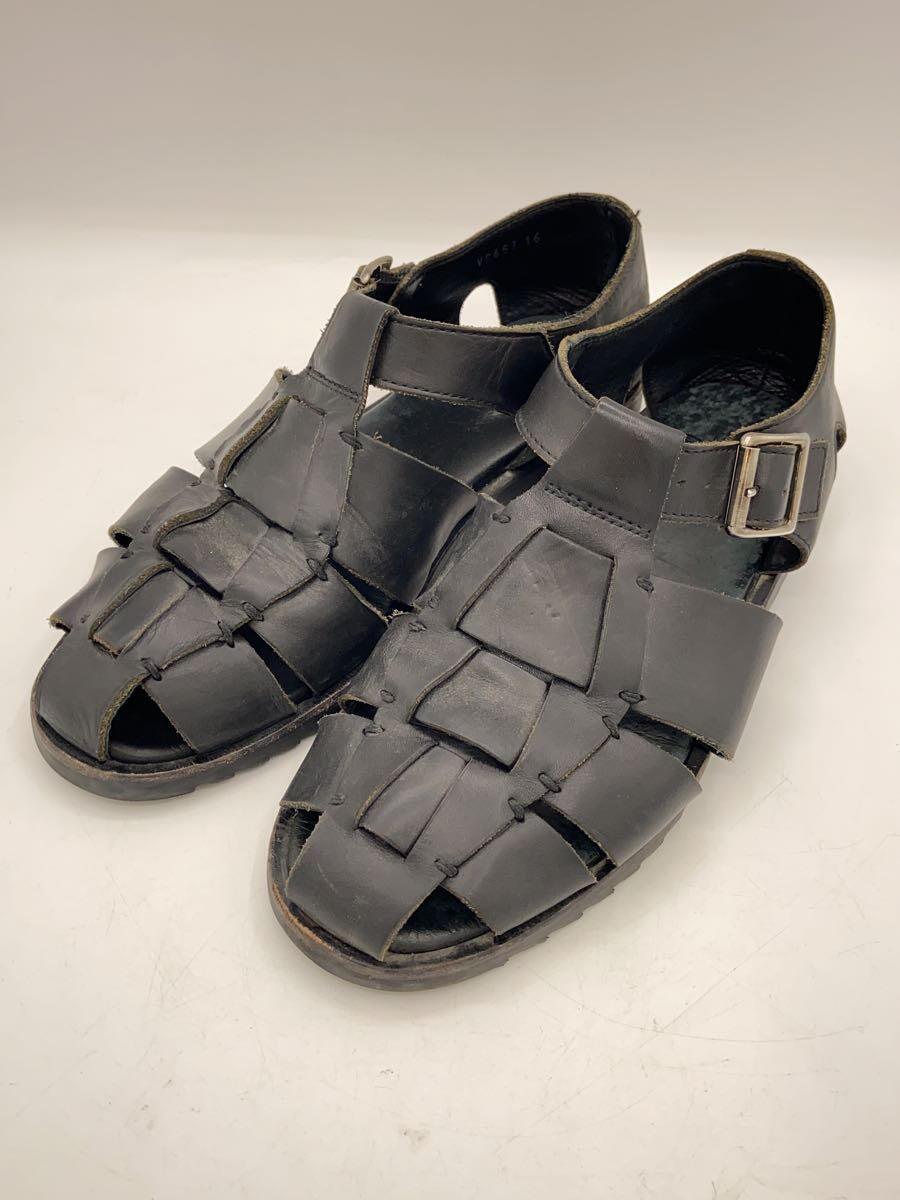Paraboot◇グルカサンダル/41/BLK/レザー Paraboot◇グルカサンダル/41/BLK/レザー