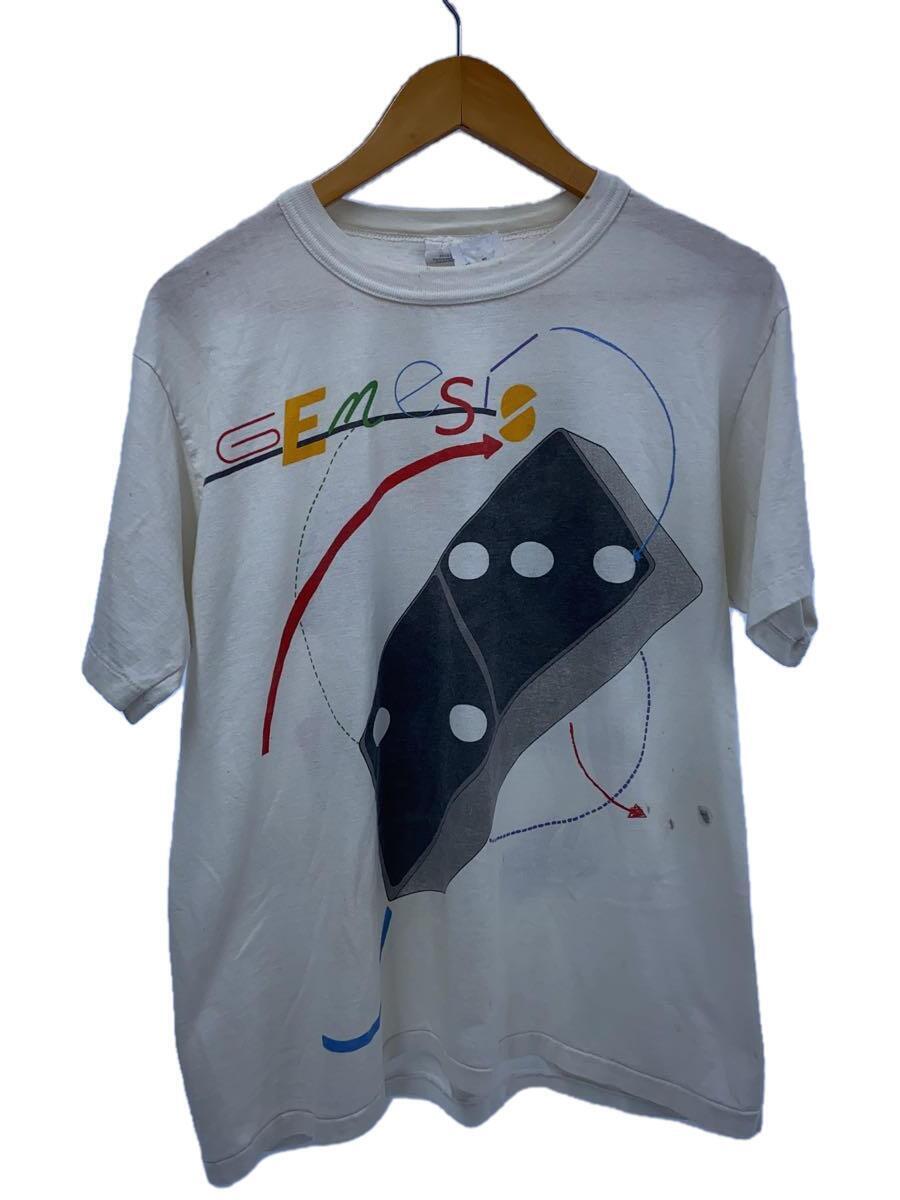 80s/VINTAGE/Genesis/USA製/バンT/Tシャツ/FREE/コットン/WHT_画像1