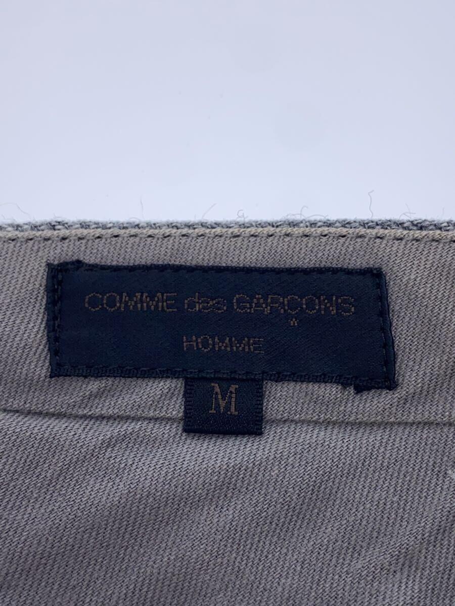 COMME des GARCONS HOMME◆田中オム/AD1993/2タックスラックスパンツ/M/ウール/GRY/HP-04054M//_画像4