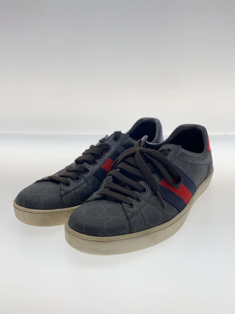 GUCCI◆ローカットスニーカー/UK6/GRY/429445//_画像2