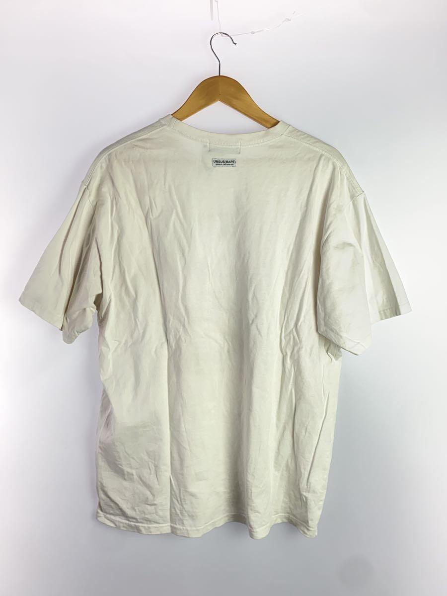 URSUS BAPE◆Tシャツ/XXL/コットン/WHT/001TEH201006X_画像2