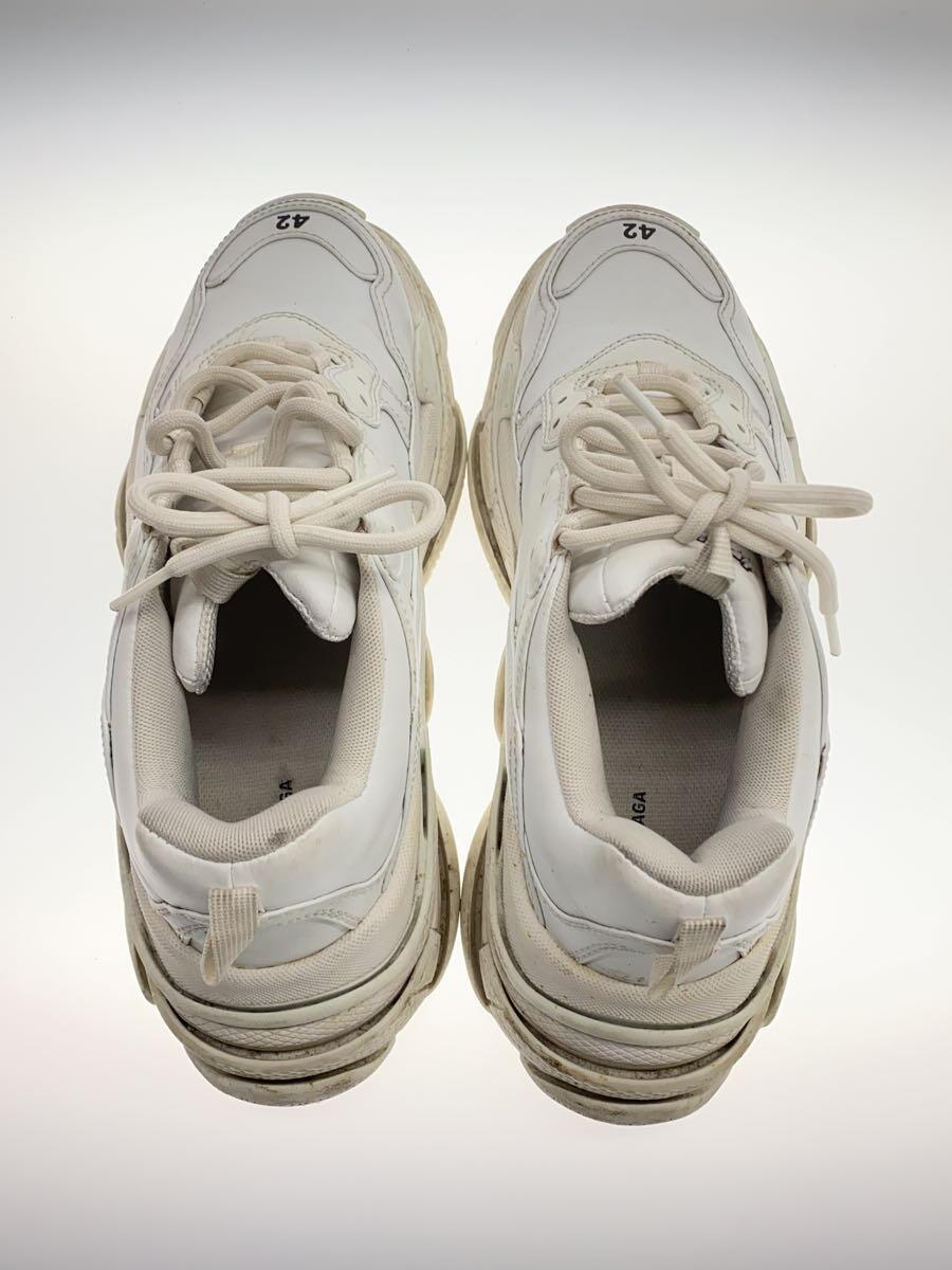 BALENCIAGA◆ローカットスニーカー/42/WHT//_画像3