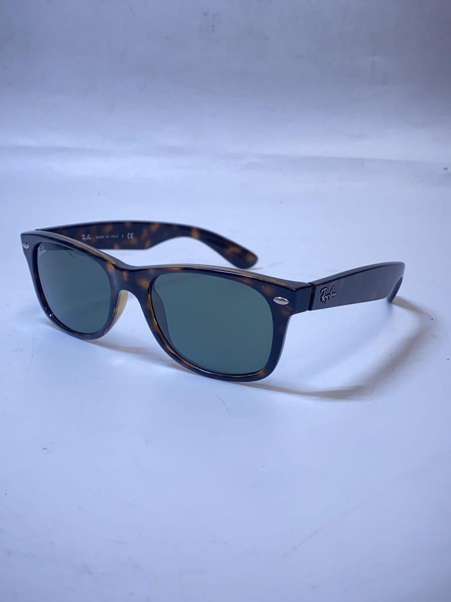 Ray-Ban◆NEW WAYFARER/サングラス/ウェリントン/セルロイド/BLK/BLK/メンズ/RB2132_画像2