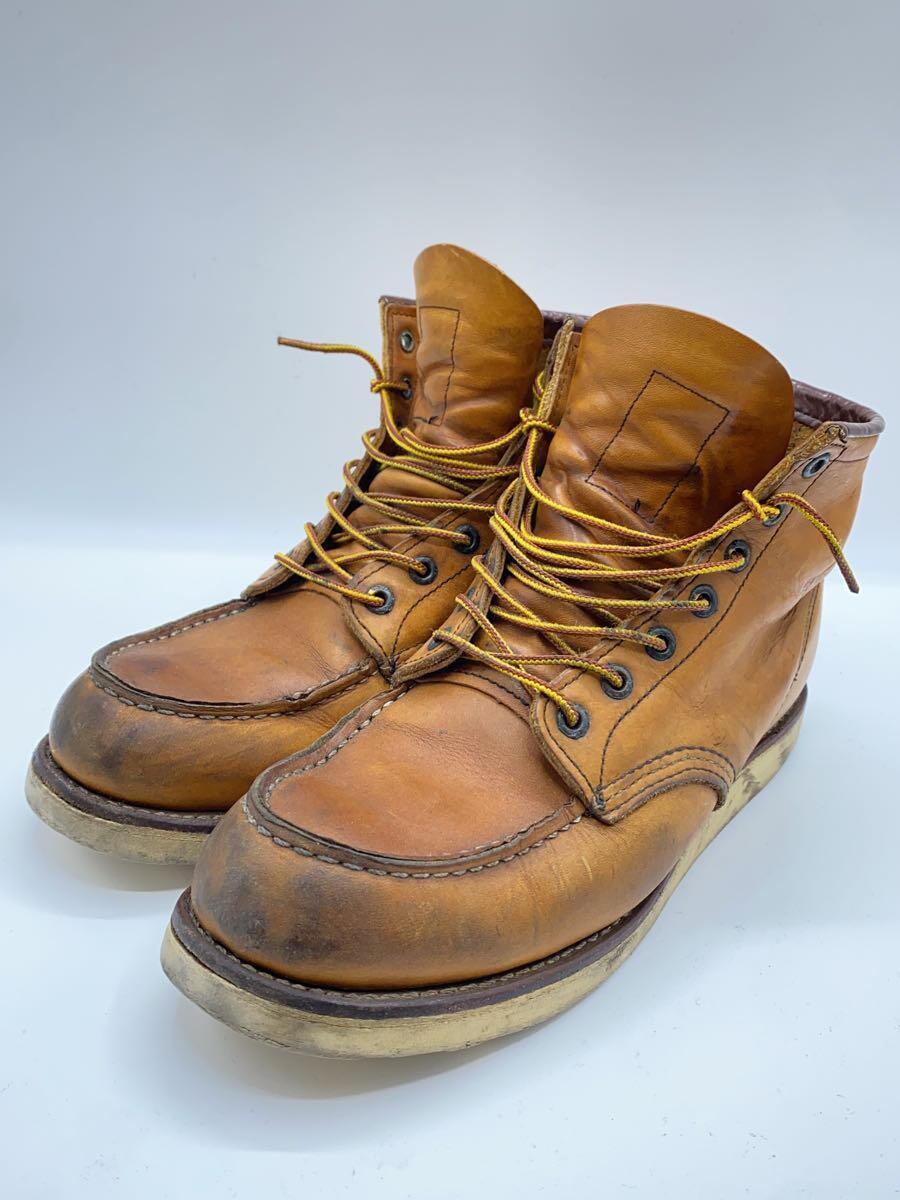 RED WING◆レースアップブーツ/US9/BRW/レザー/875_画像2