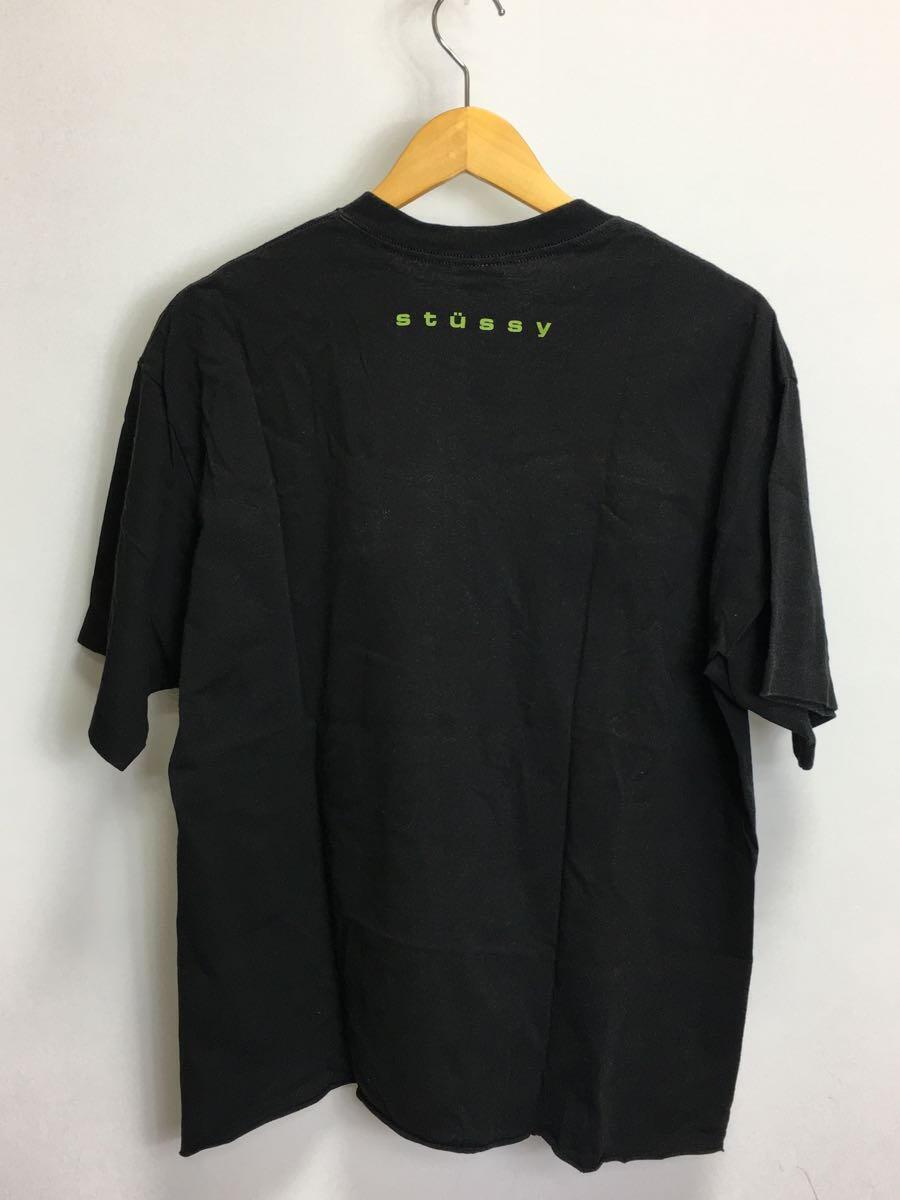 STUSSY◆Tシャツ/XL/コットン/ブラック_画像2