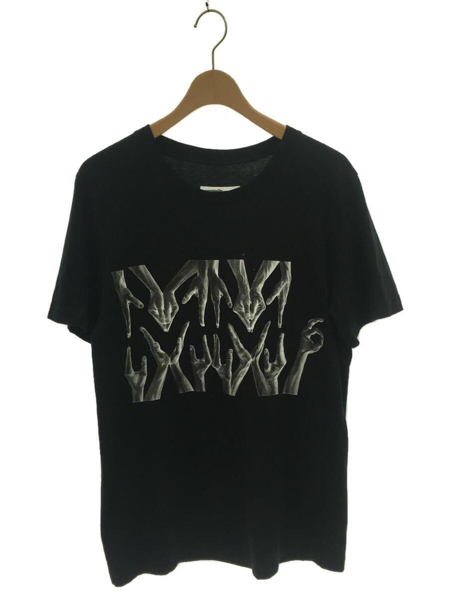 MM6◆Tシャツ/PRINTED T-SHIRT/S/コットン/BLK/S52GC0114 S21058//_画像1