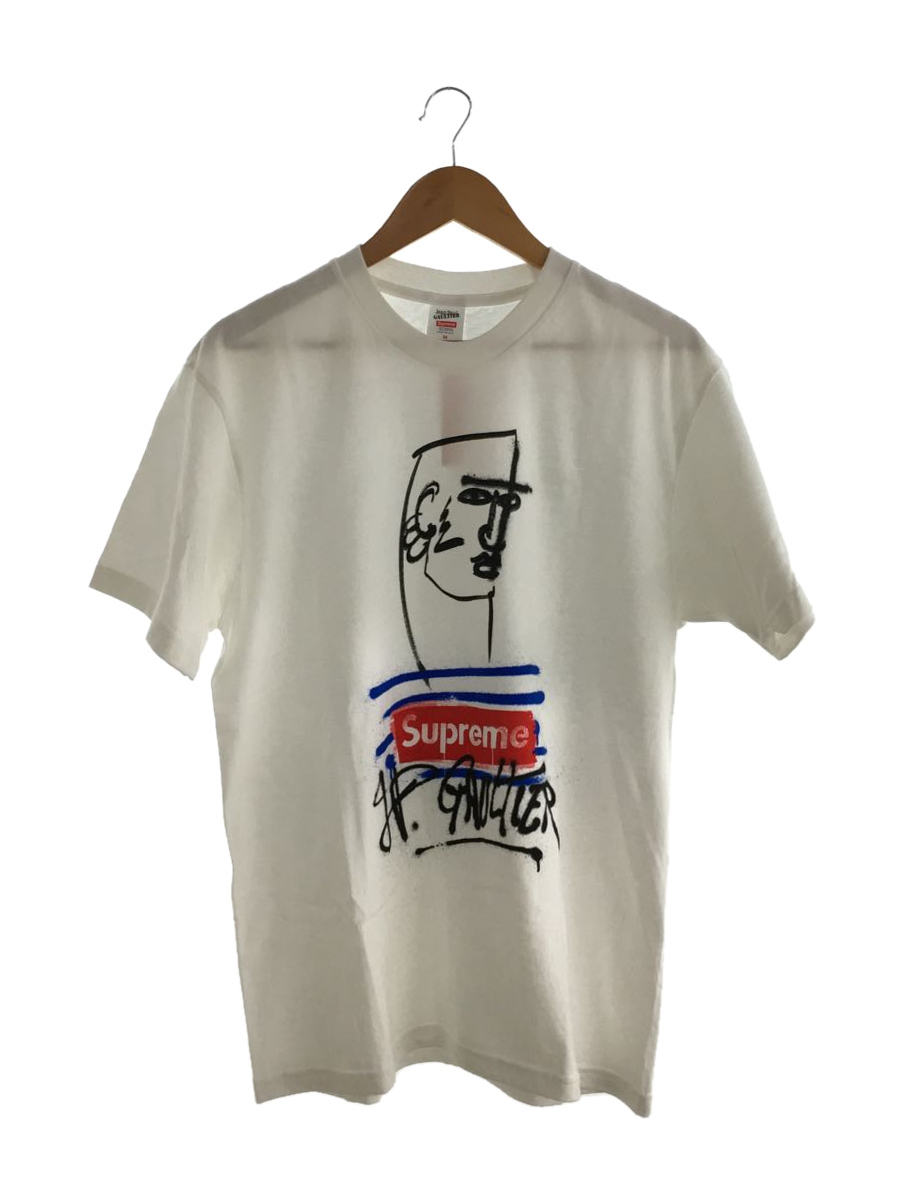 Supreme◆Tシャツ/M/コットン/WHT/USA製/JEAN PAUL GAULTIER/19SS_画像1