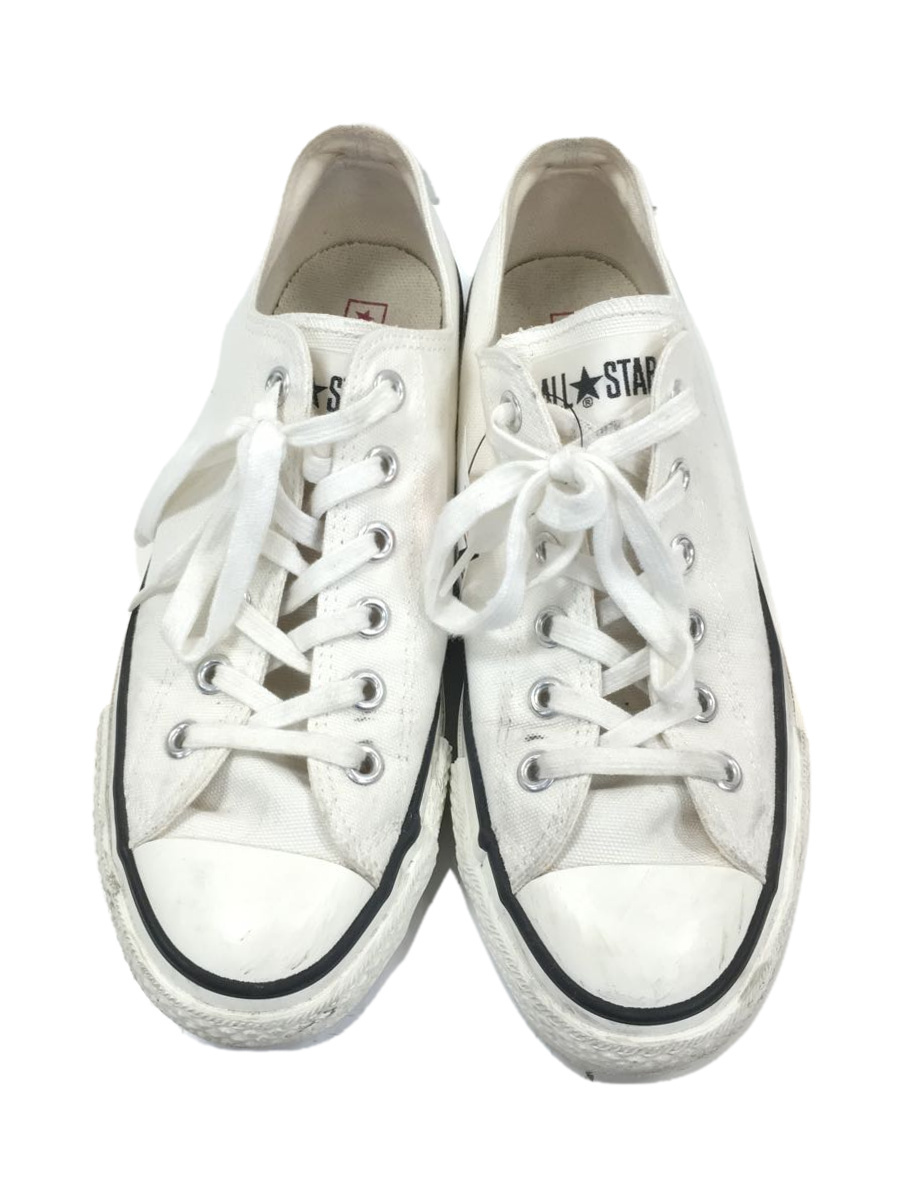 CONVERSE◆コンバース/ローカットスニーカー/US8/WHT/キャンバス/MADE IN JAPAN/ALLSTAR_画像4