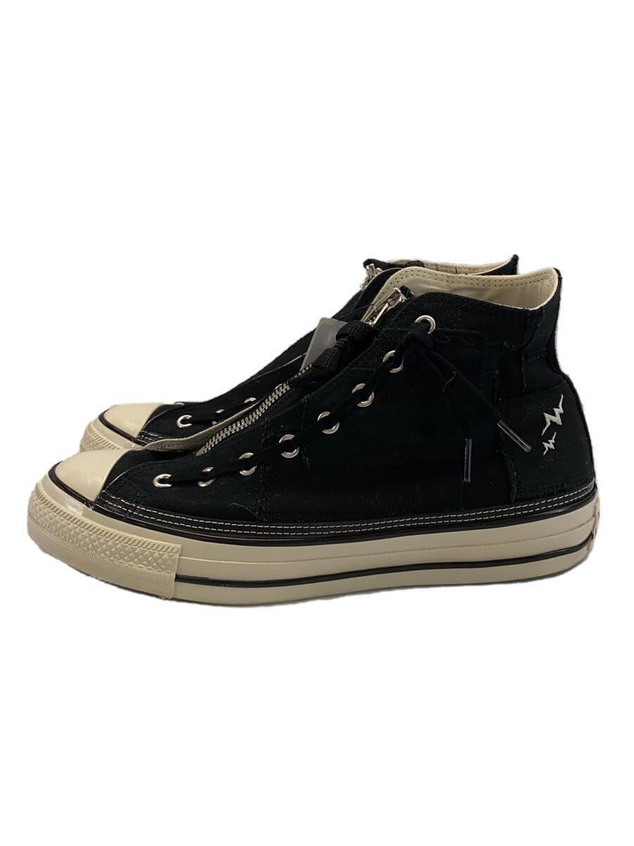 CONVERSE◆ハイカットスニーカー/28cm/BLK/キャンバス/1SD384/ALL STAR US HI WLMS_画像1