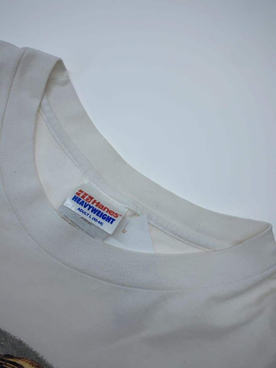 Hanes◆Tシャツ/L/コットン/ホワイト/TITANIC/ムービーTシャツ/コピーライト1998/穴有//_画像6