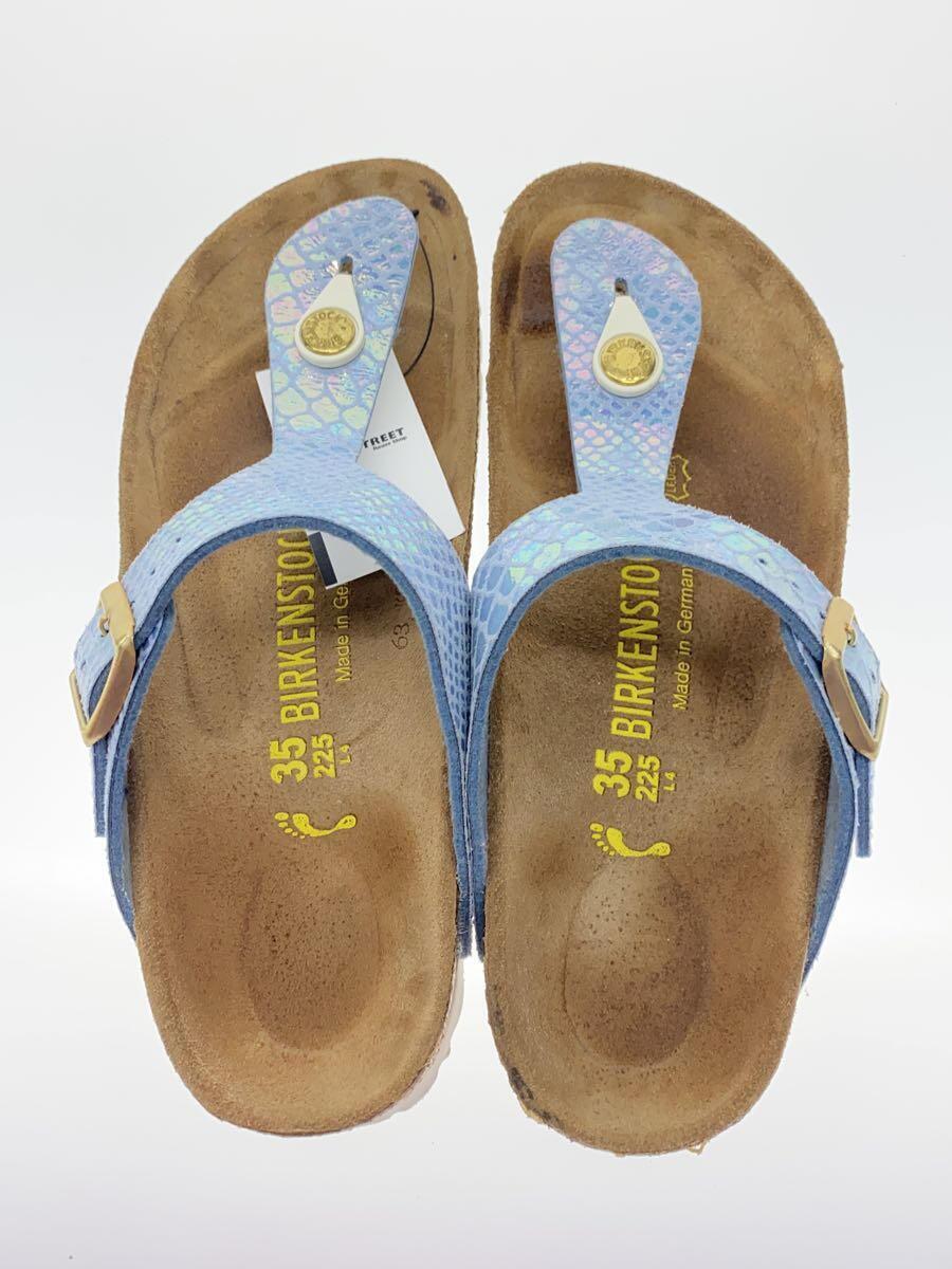 BIRKENSTOCK◆サンダル/22.5cm/BLU_画像3