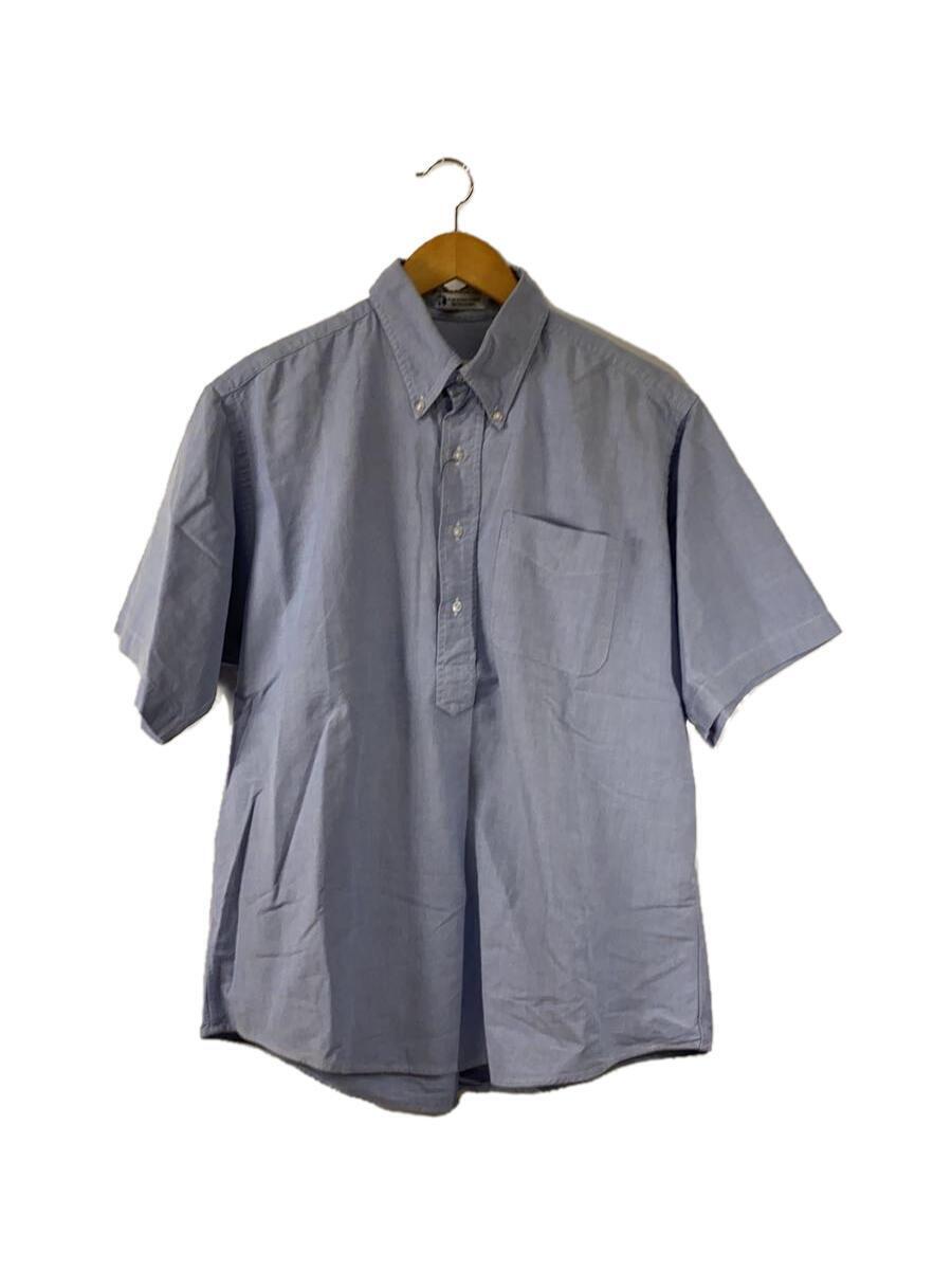 THE BAGGY OXFORD/半袖シャツ/L/コットン/BLU/無地/S/S BD SHIRTS//_画像1