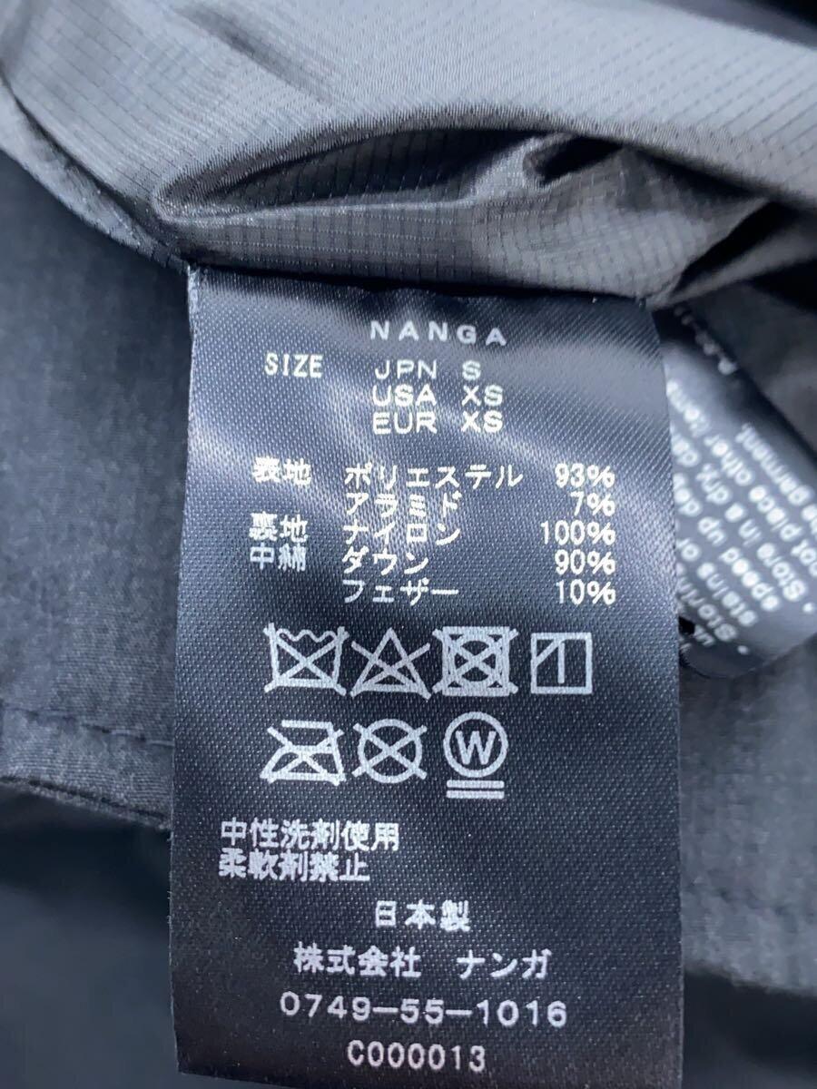 NANGA◆大阪店限定/フーデッドダウンモッズコート/リバーシブル/S/ポリエステル/BLK//_画像3