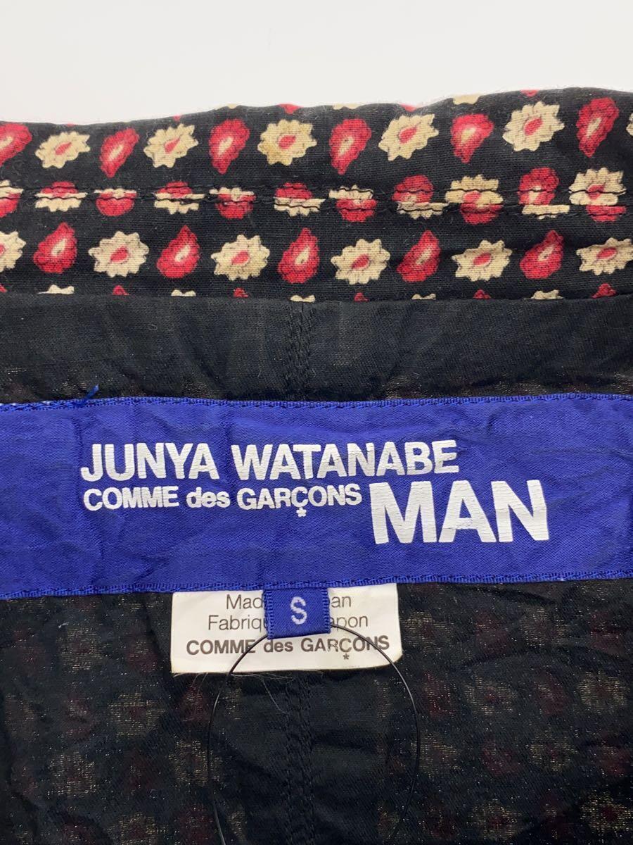 JUNYA WATANABE COMME des GARCONS MAN◆08SS/3Bテーラードジャケット/S/コットン/レッド/花柄/WA-J017_画像3