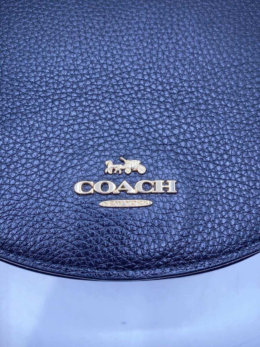 COACH◆ショルダーバッグ/レザー/BLK/無地/L2011-C1432_画像5