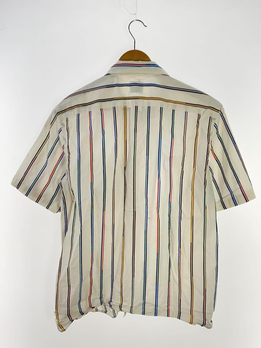 Paul Smith◆半袖シャツ/L/コットン/WHT/ストライプ/PY-WR-70419_画像2