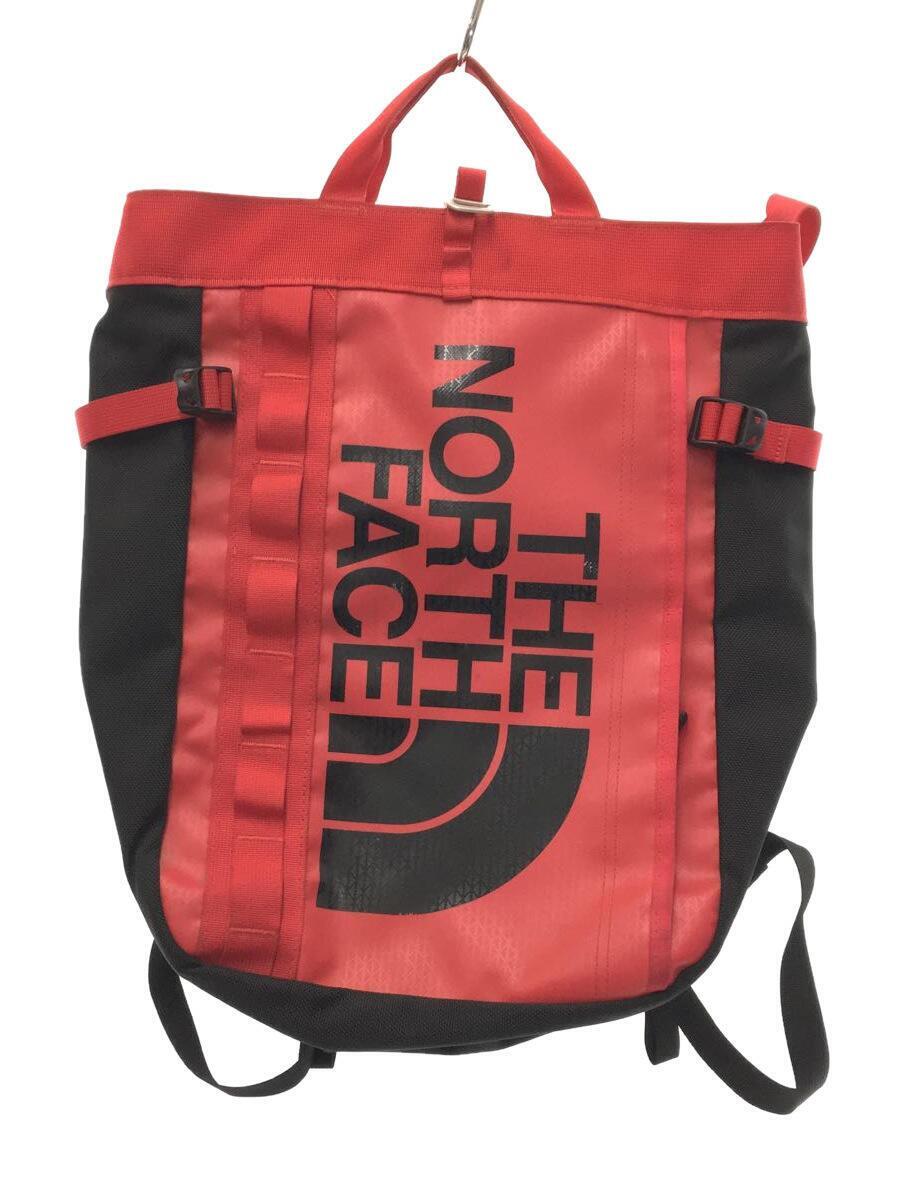 THE NORTH FACE◆リュック/-/RED/NM81609/BC FUSE BOX TOTE/汚れ有_画像1