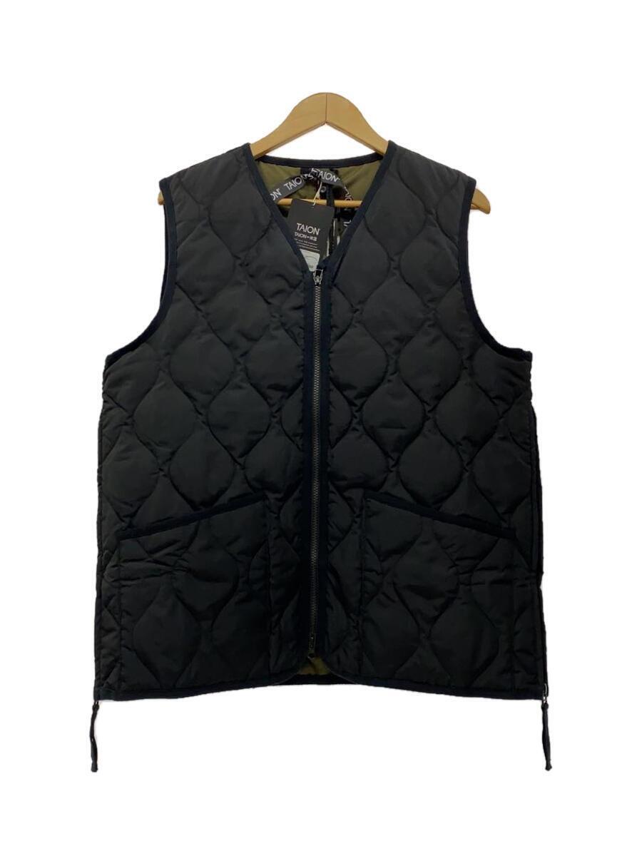 TAION◆ダウンベスト/TAION-001ZML-1/MILITARY ZIP V NECK DOWN VEST_画像1