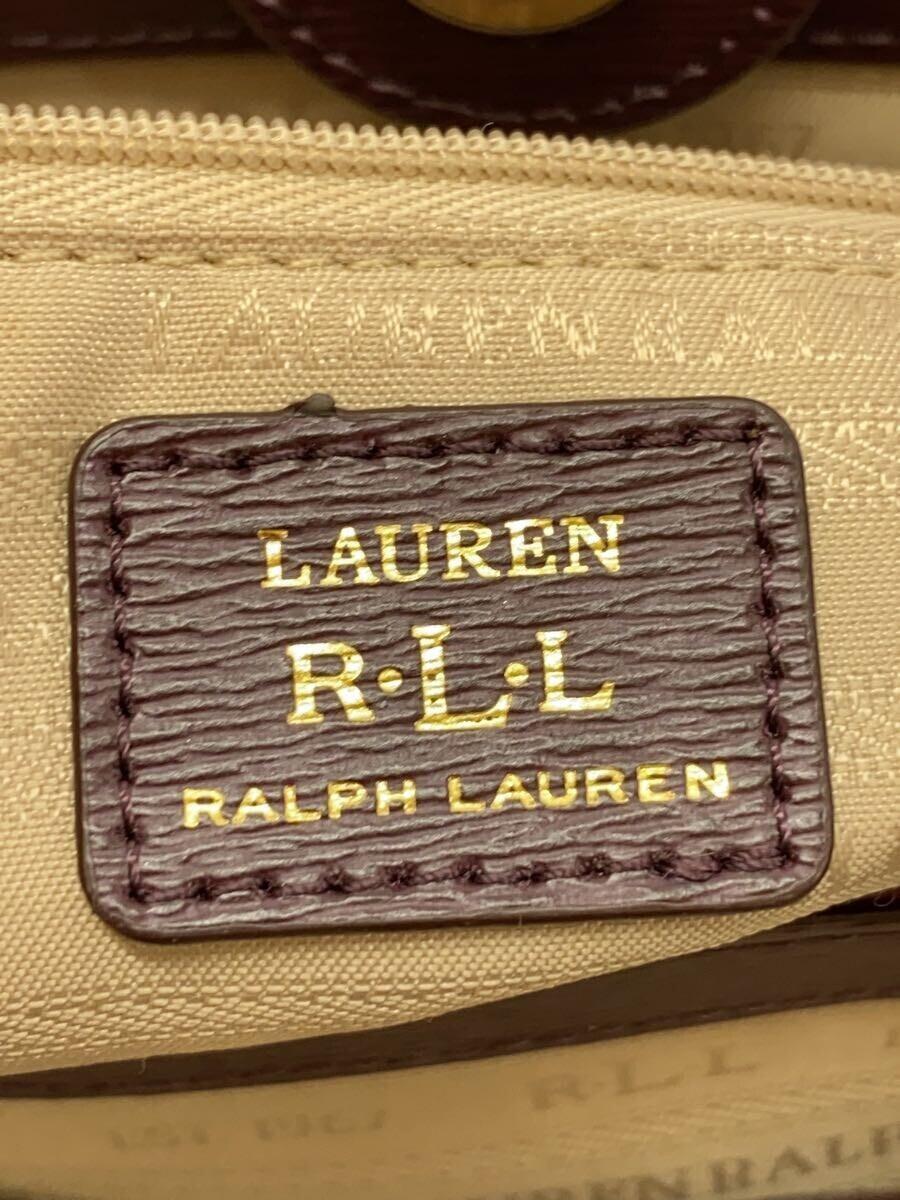 RALPH LAUREN◆ガーバンディ/2way/ショルダーバッグ/トートバッグ/レザー_画像5