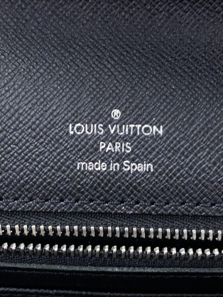 LOUIS VUITTON◆セレンガ_タイガ_BLK/レザー/BLK_画像5