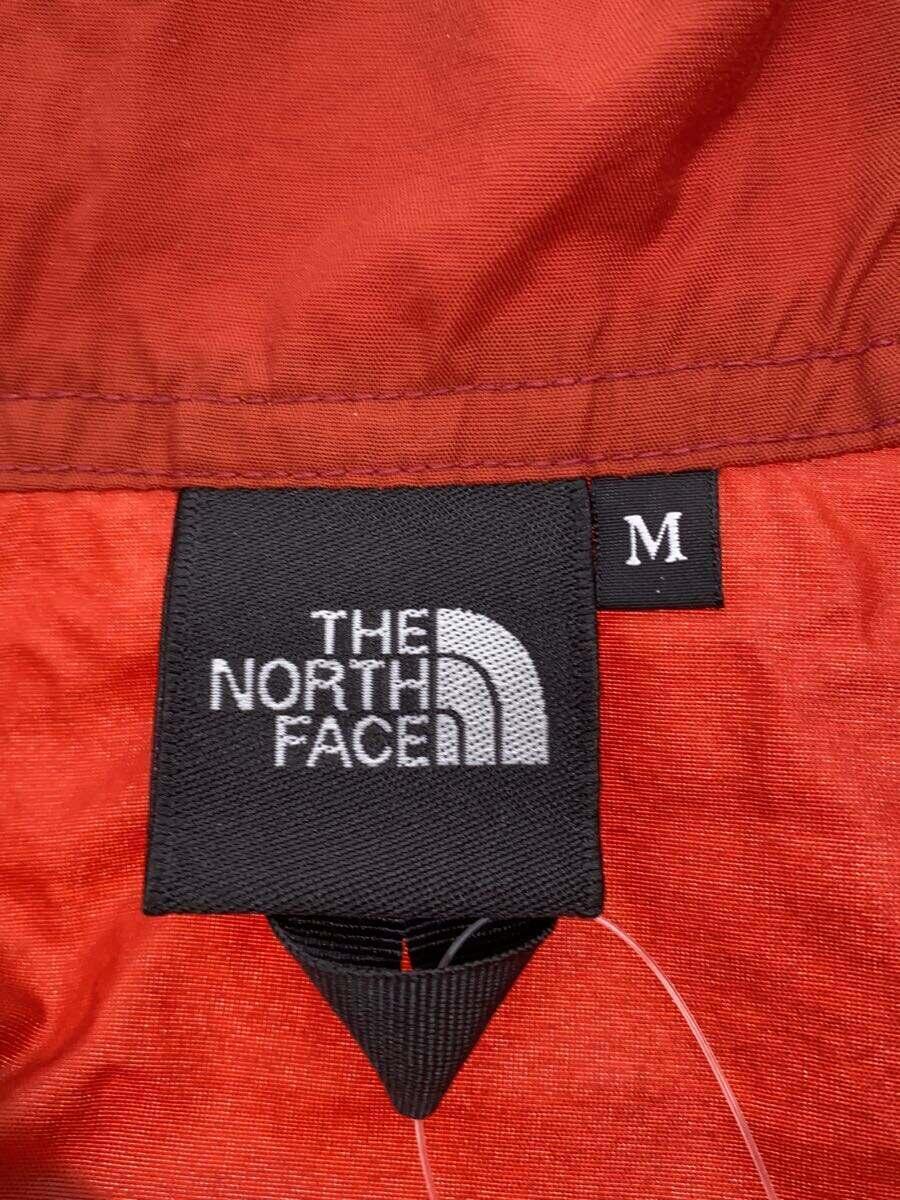 THE NORTH FACE◆COMPACT ANORAK_コンパクトアノラック/M/ナイロン/RED/無地/タグ付_画像3
