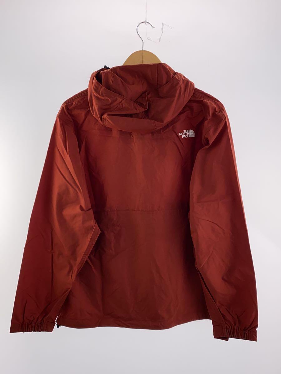 THE NORTH FACE◆COMPACT ANORAK_コンパクトアノラック/M/ナイロン/RED/無地/タグ付_画像2
