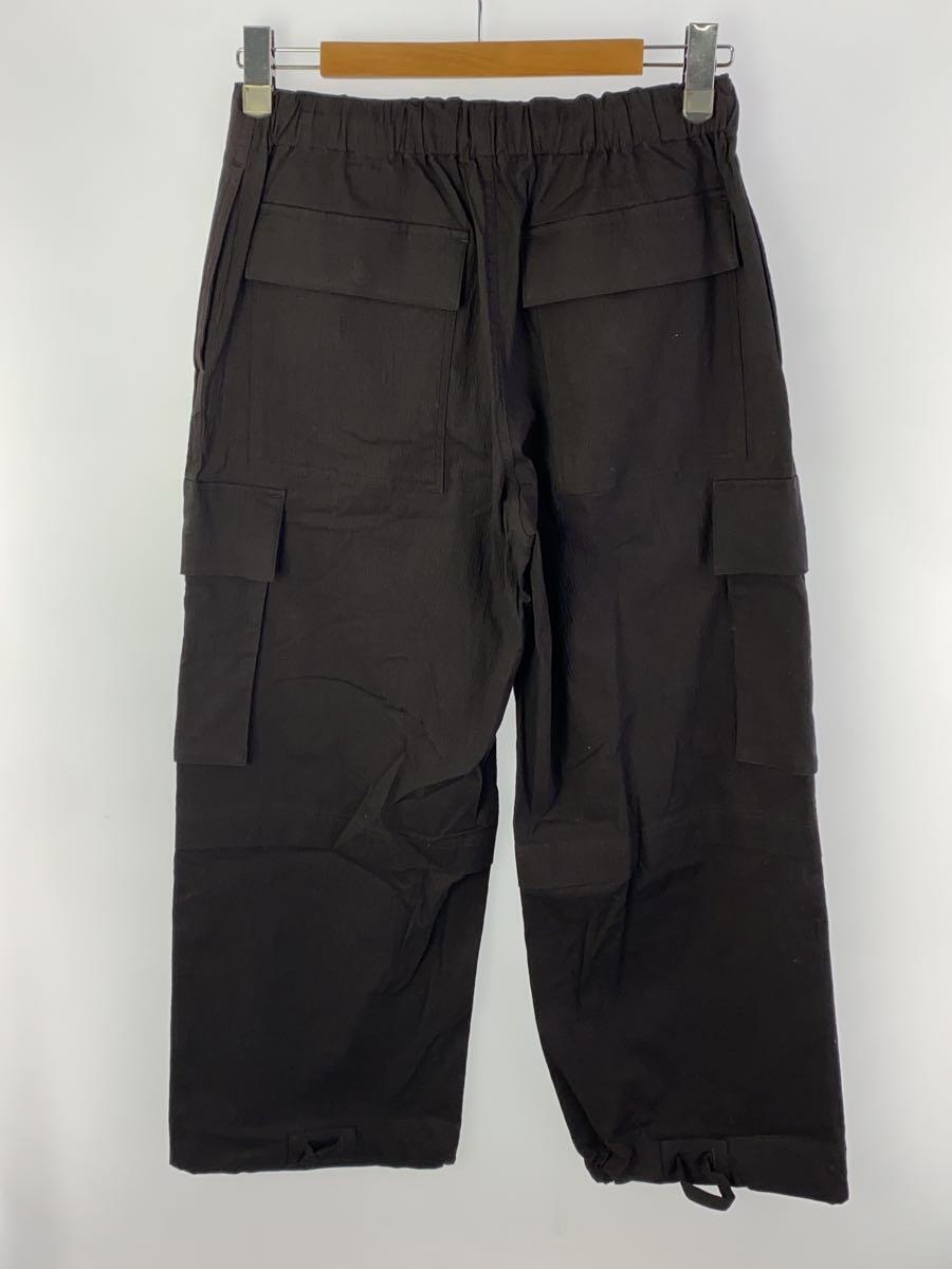 AUBETT◆CREPE CLOTH CARGO PANTS/カーゴパンツ/3/コットン/BRW/22-01-016_画像2