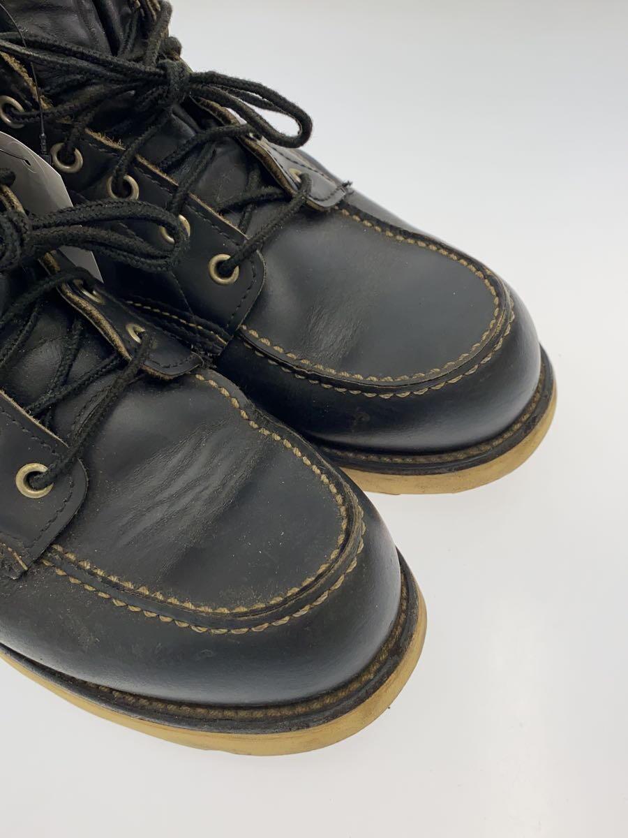 RED WING◆レースアップブーツ/US8.5/BLK/レザー/8179//_画像6