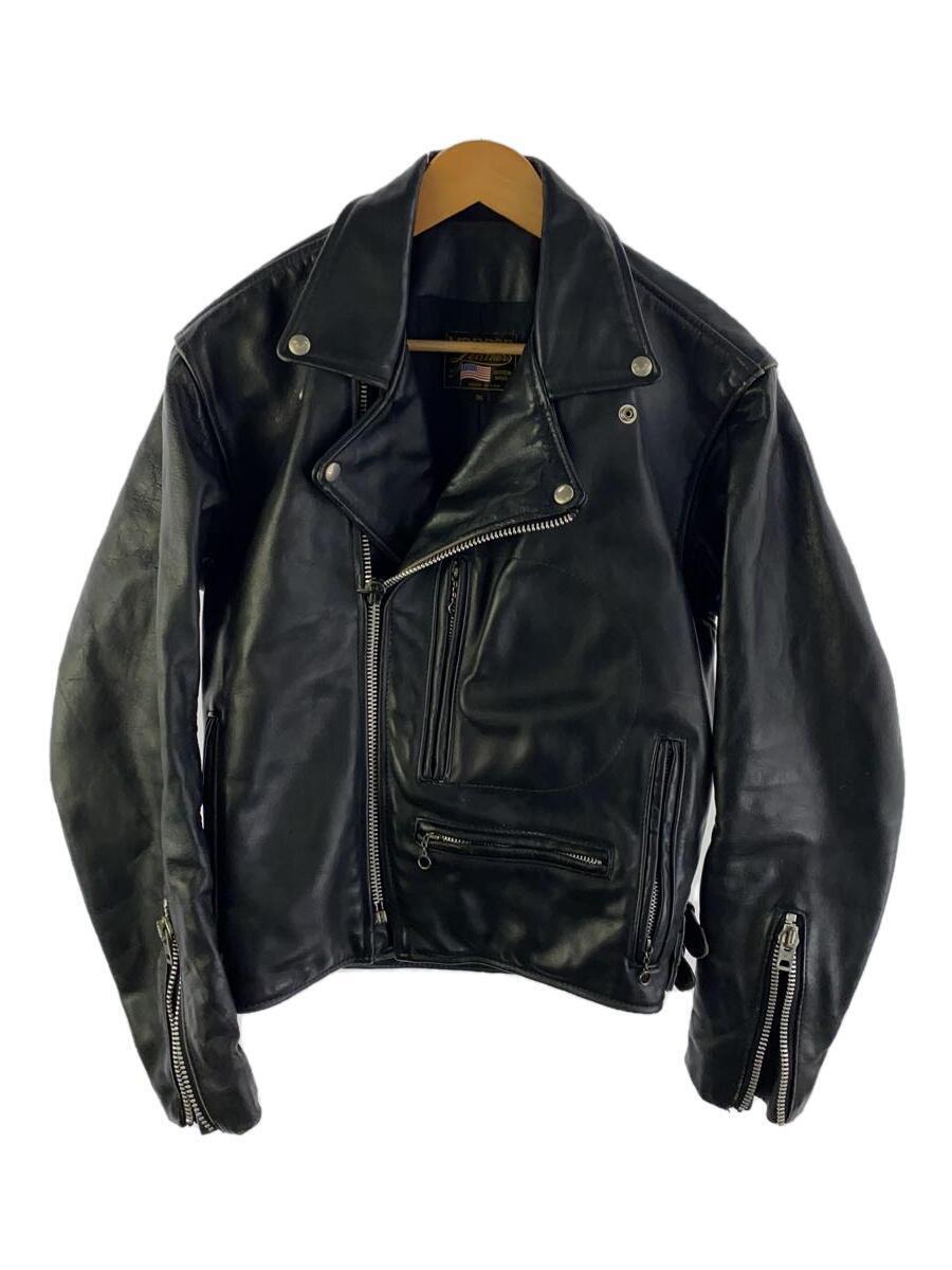 Vanson Leathers ダブルライダースジャケット 36 聴こえ ブラック Vanson Leathers ダブルライダースジャケット 36 聴こえ ブラック