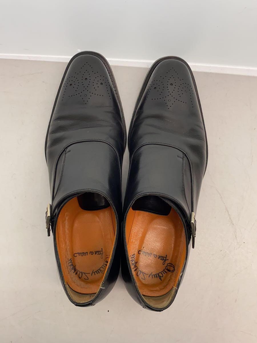 Santoni◆モンクストラップシューズ/US7.5/BLK/レザー//_画像3