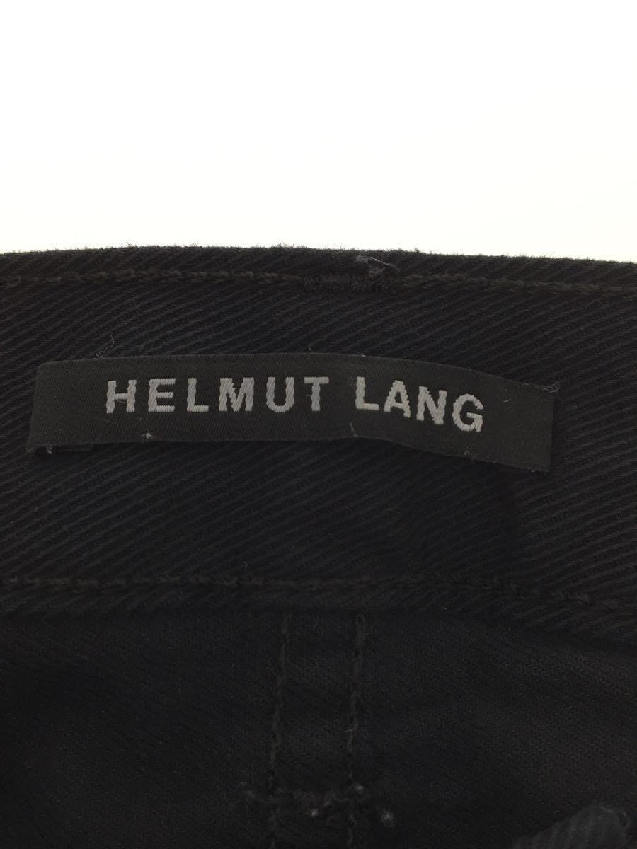 Helmut Lang◆ストレートパンツ/30/コットン/BLK/F06HM207//_画像4