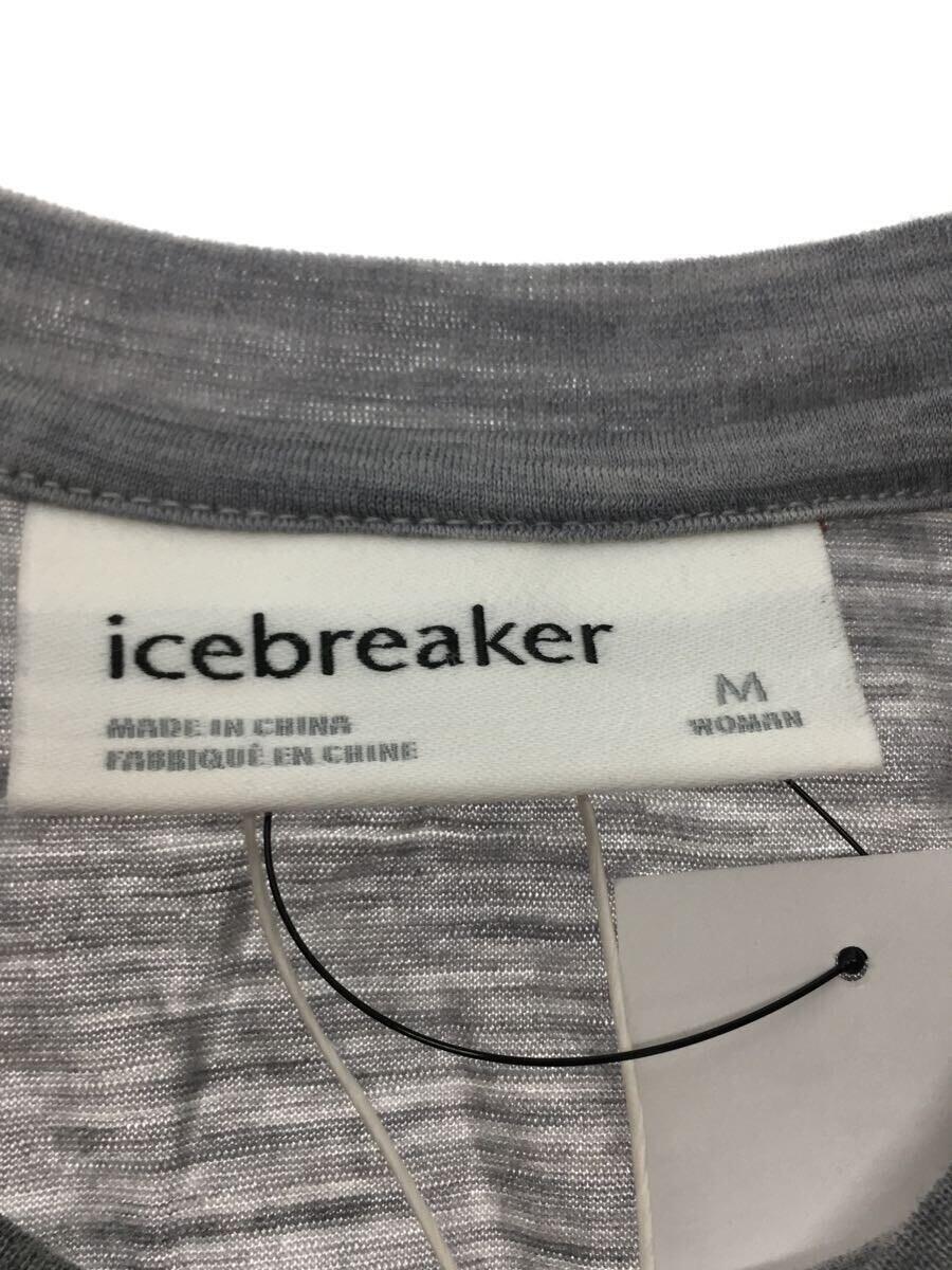 Icebreaker◆Tシャツ/S/ウール/GRY/ITW22270/タグ付き/グラナリーショートスリーブティー//_画像3