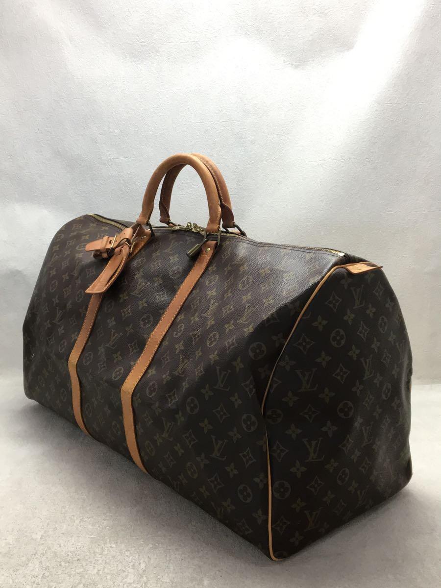 LOUIS VUITTON◆キーポル60_モノグラム_BRW/PVC/BRW/M41422/ブラウン//_画像2