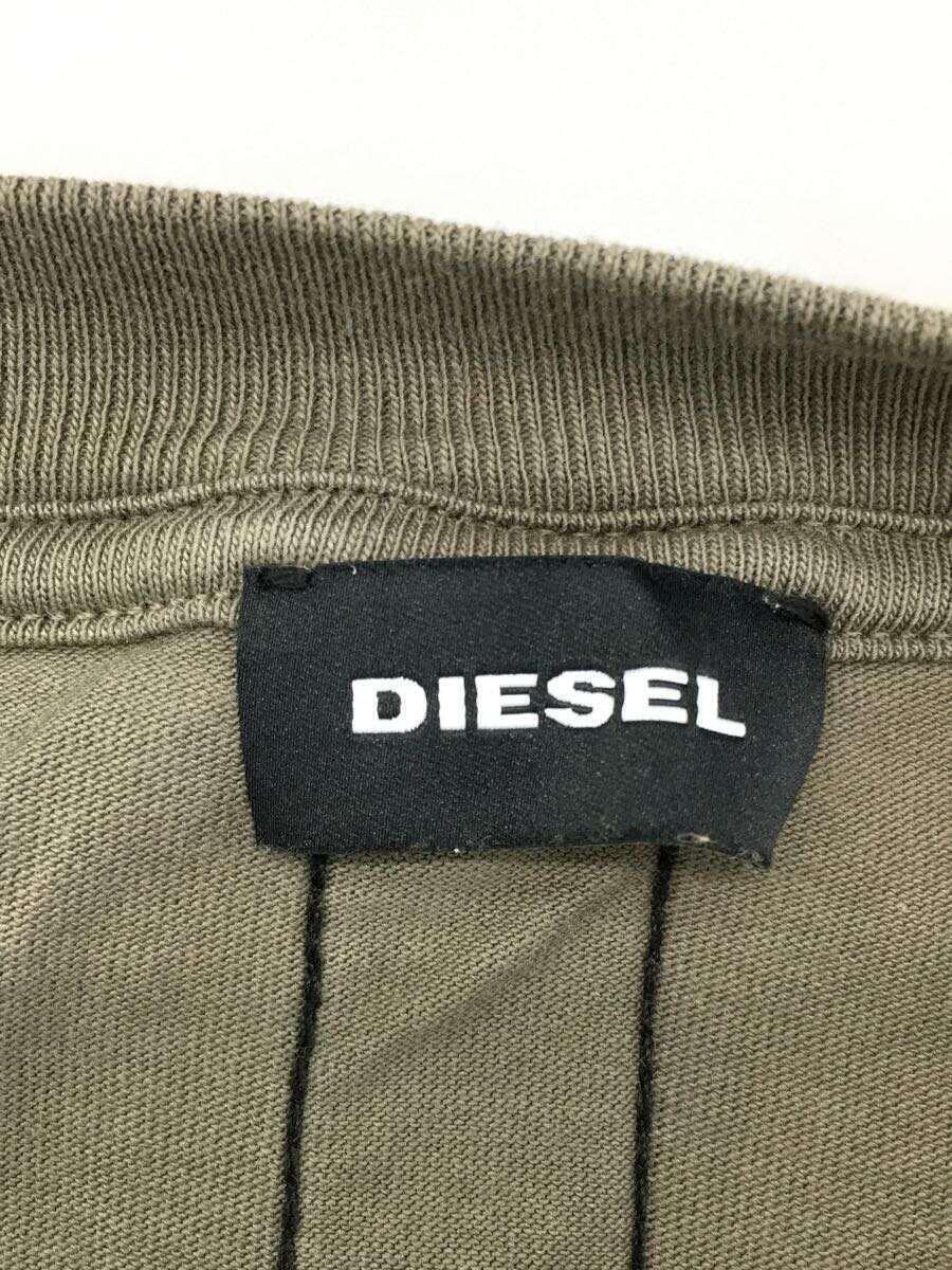 DIESEL◆長袖Tシャツ/XL/コットン/GRN//_画像3