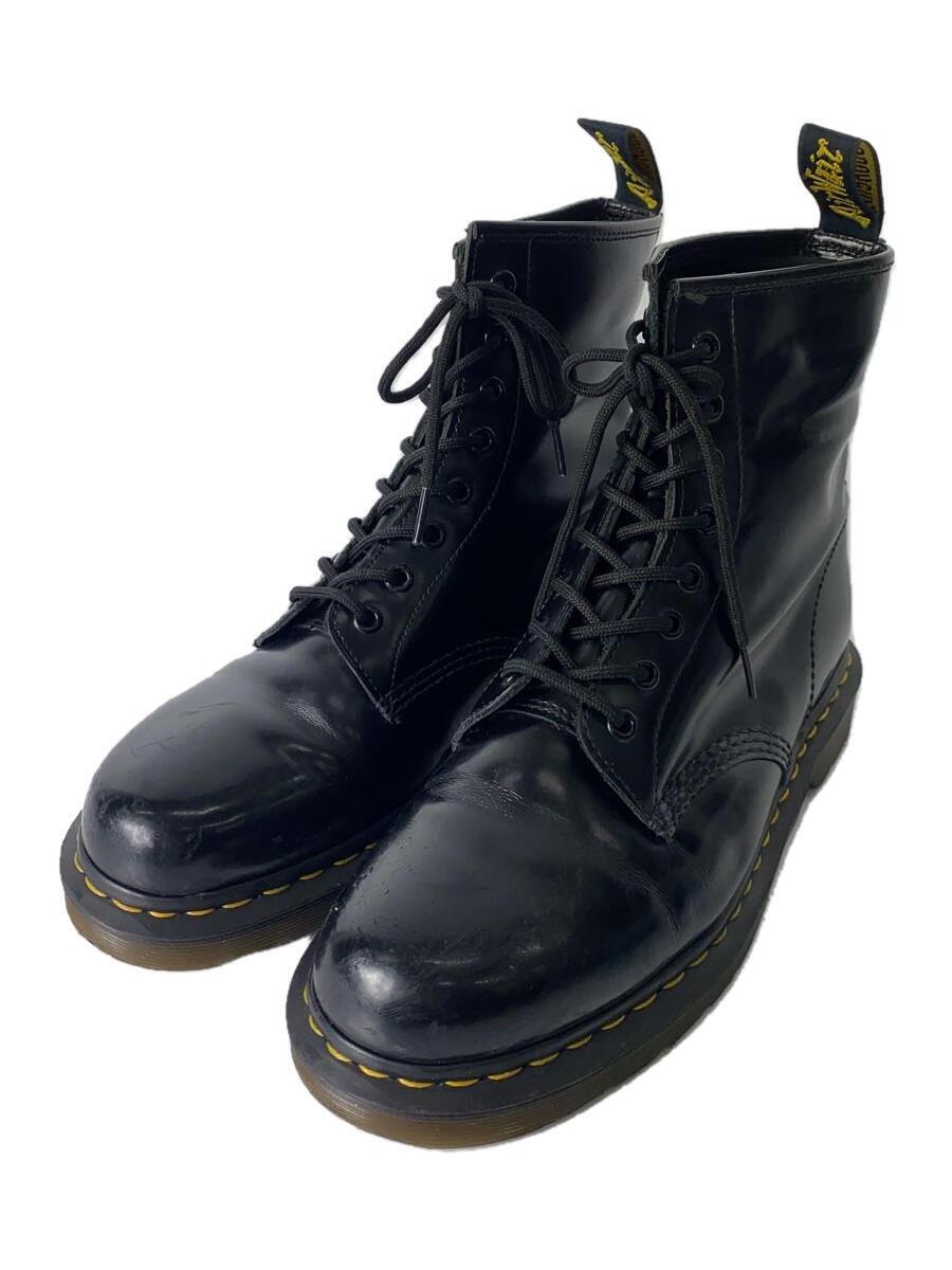 Dr.Martens◆8ホールブーツ/UK9/ブラック/ドクターマーチン/レースアップ//_画像2