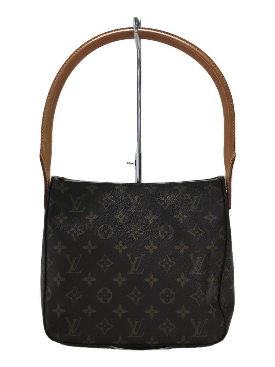 LOUIS VUITTON◆ルーピングMM_モノグラム_BRW/PVC/BRW/ブラウン//_画像1