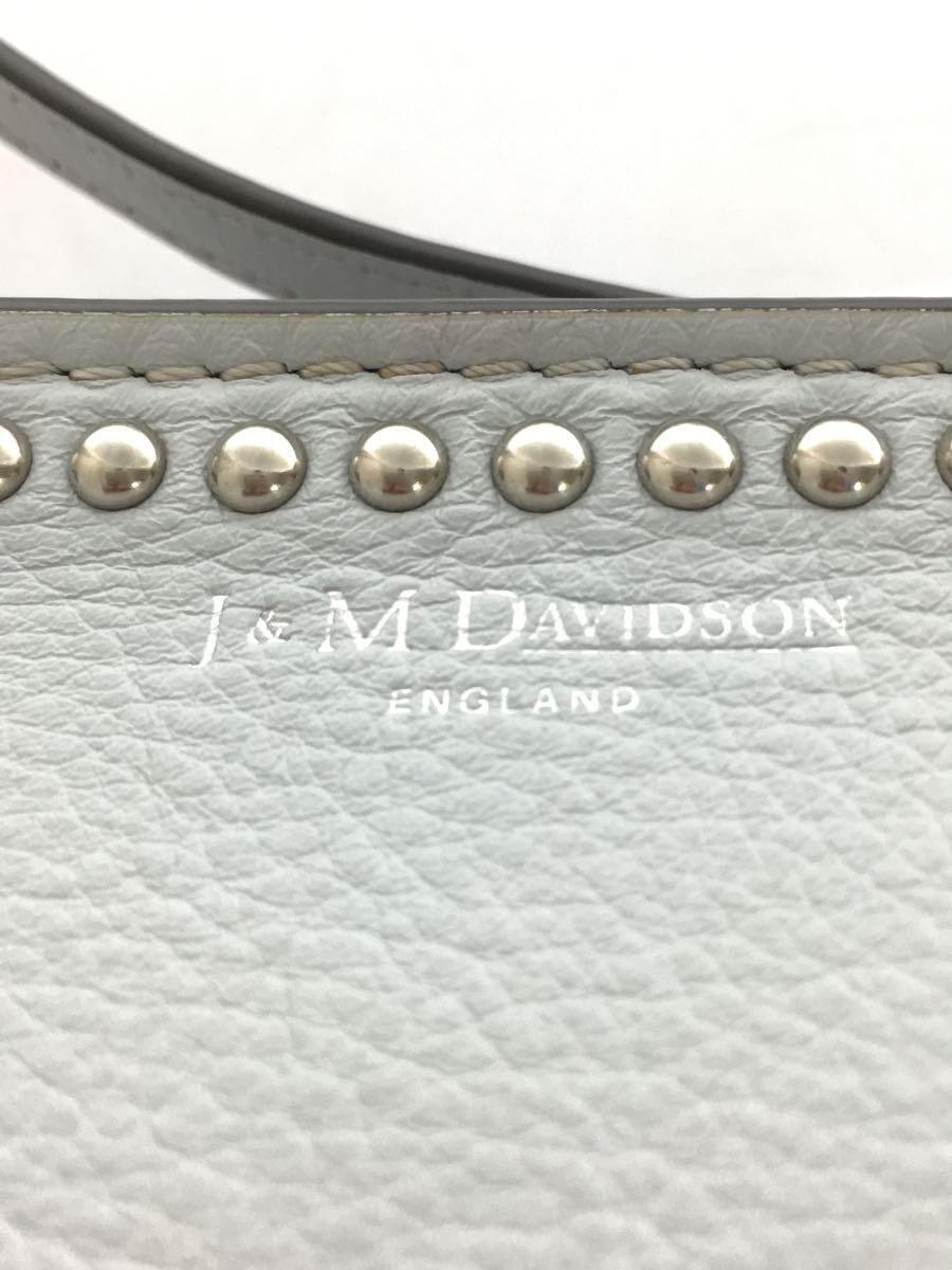 J&M DAVIDSON◆ショルダーバッグ/レザー/ブルー/無地/スタッズ//_画像5