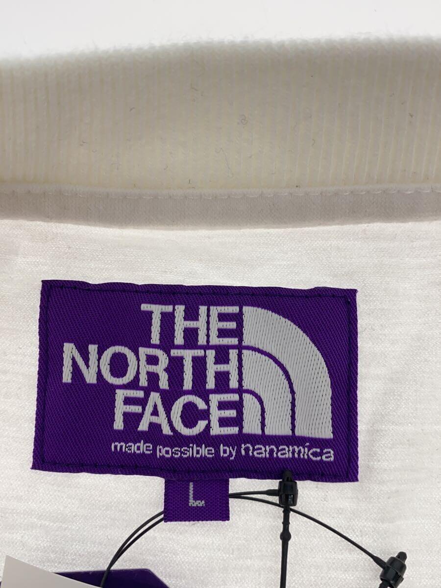 THE NORTH FACE PURPLE LABEL◆Tシャツ/L/コットン/WHT/NT3323N/High Bullky H/S Pockey Tee//_画像3