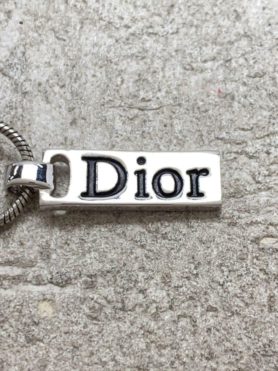 Christian Dior◆ネックレス/メッキ/SLV/トップ有/レディース//_画像4