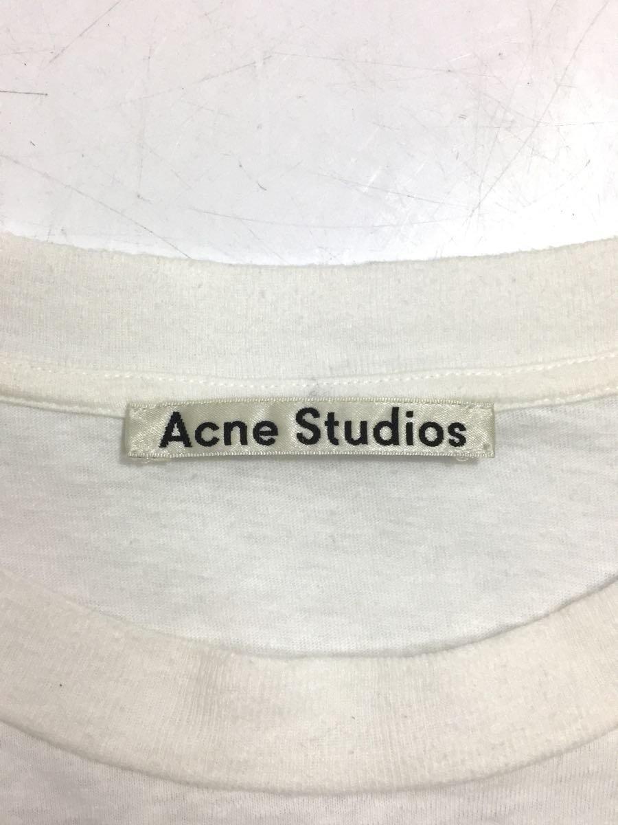 Acne Studios(Acne)◆Tシャツ/S/コットン/WHT/FN-WN-TSHI000197/Acne Stndios///_画像3