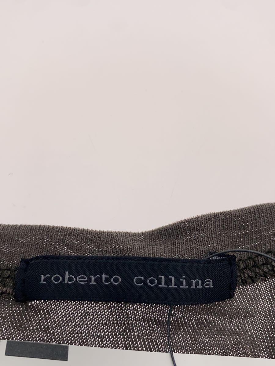 ROBERTO COLLINA◆Tシャツ/46/コットン/KHK/無地//_画像3