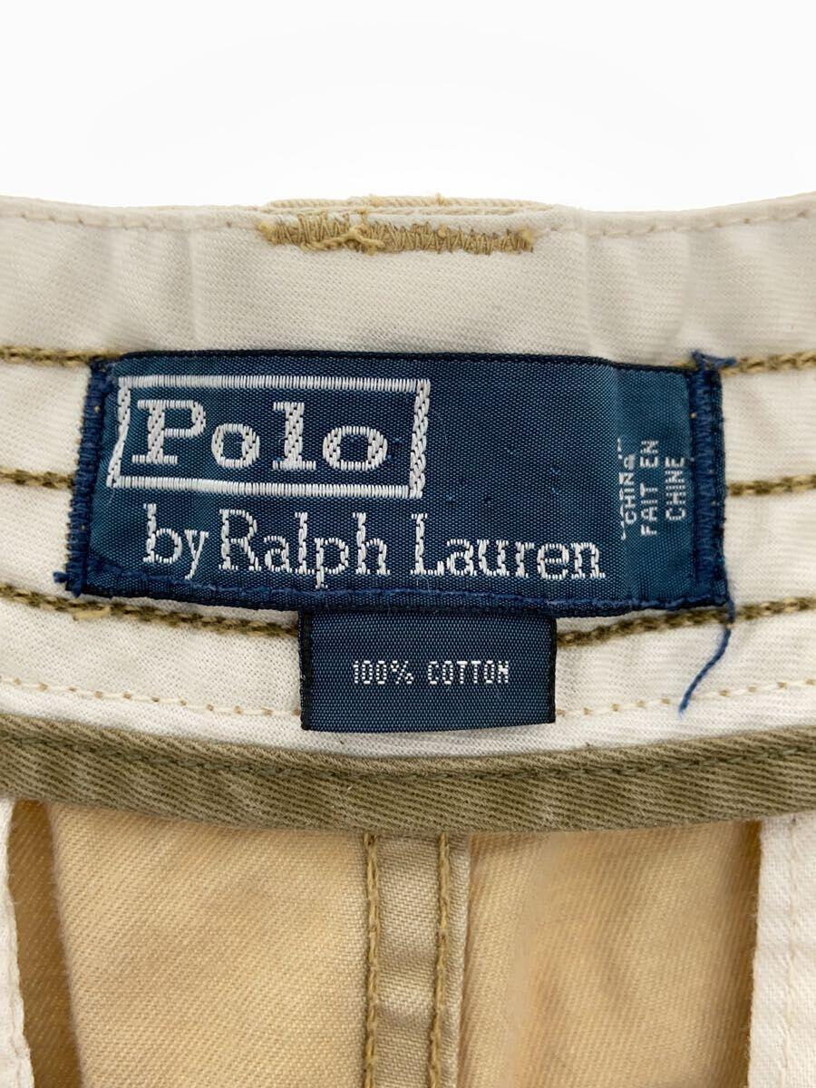 POLO RALPH LAUREN◆カーゴショーツ/32/コットン/BEG//_画像4