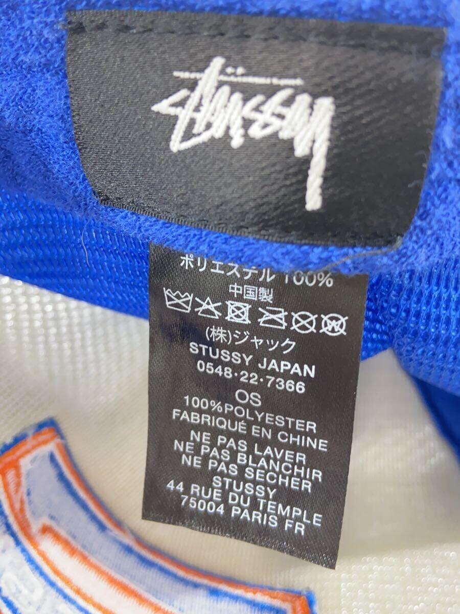 STUSSY◆22AW/Super S Mesh Trucker Cap/メッシュキャップ/FREE/BLU/1311090_画像5